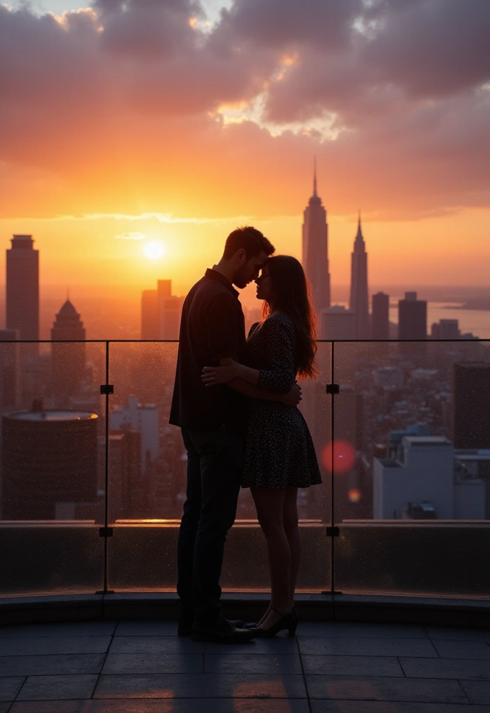 20 Unique Wedding Photoshoot Ideas That'll Make Your Big Day Unforgettable! (You Won't Believe #5!) - 13. Romantic Rooftops
