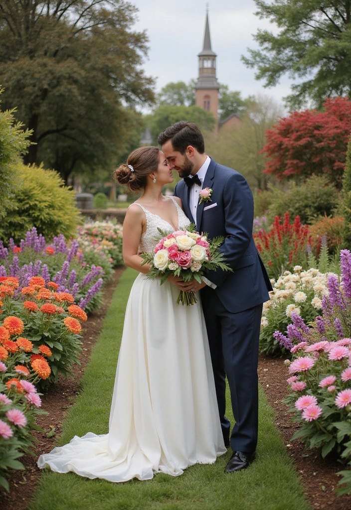 20 Unique Wedding Photoshoot Ideas That'll Make Your Big Day Unforgettable! (You Won't Believe #5!) - 17. Floral Fantasy