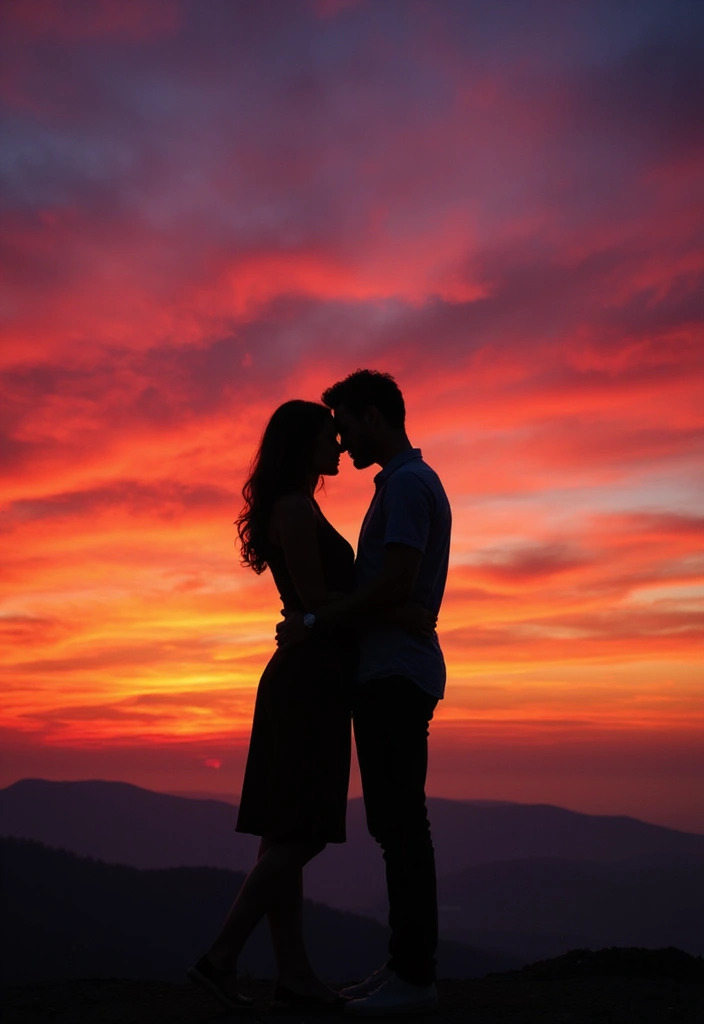 22 Unforgettable Pre Wedding Photo Ideas to Capture Your Love Story! - 16. Artistic Silhouettes