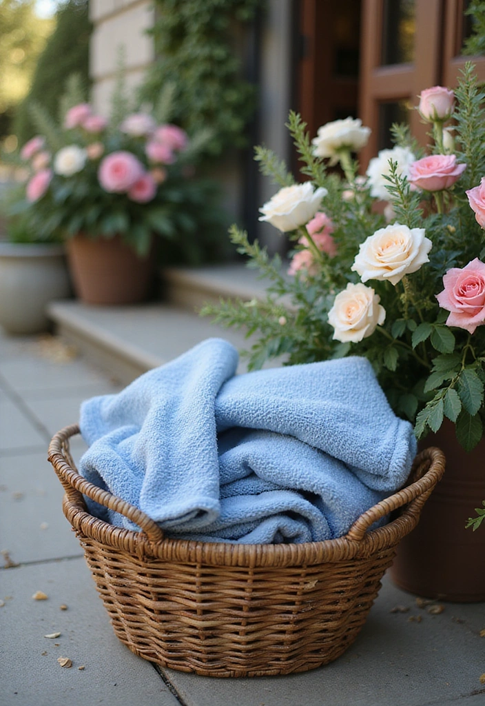 21 Gorgeous Ways to Incorporate a Blue Wedding Theme into Your Big Day! - 13. Cozy Blue Blankets for Guests