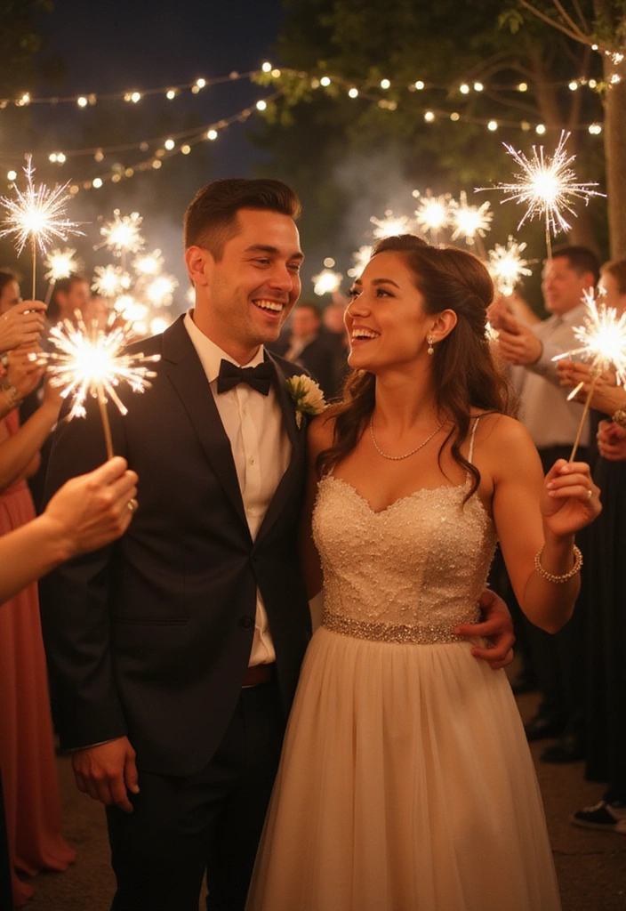 20 Breathtaking Romantic Wedding Photos That Will Make You Swoon (Don’t Miss #5!) - 15. The Grand Exit