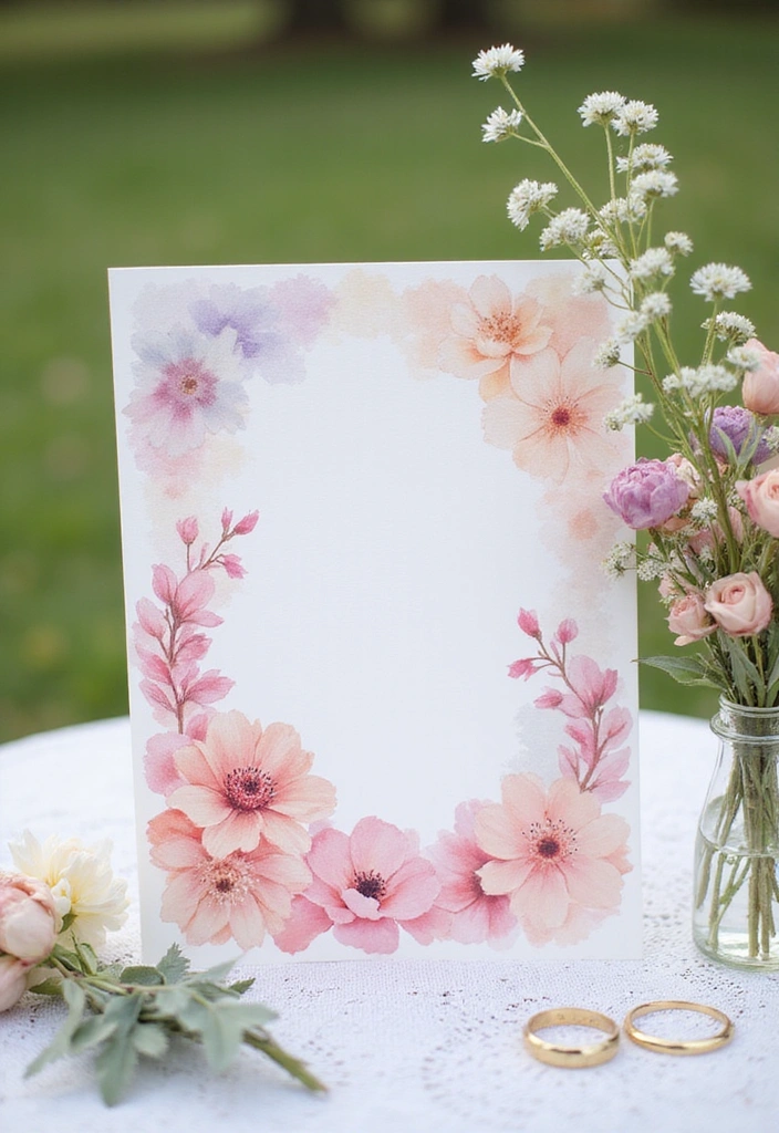21 Trendy Wedding Invitations Ideas You Need to See (Especially #11!) - 1. Watercolor Wonder