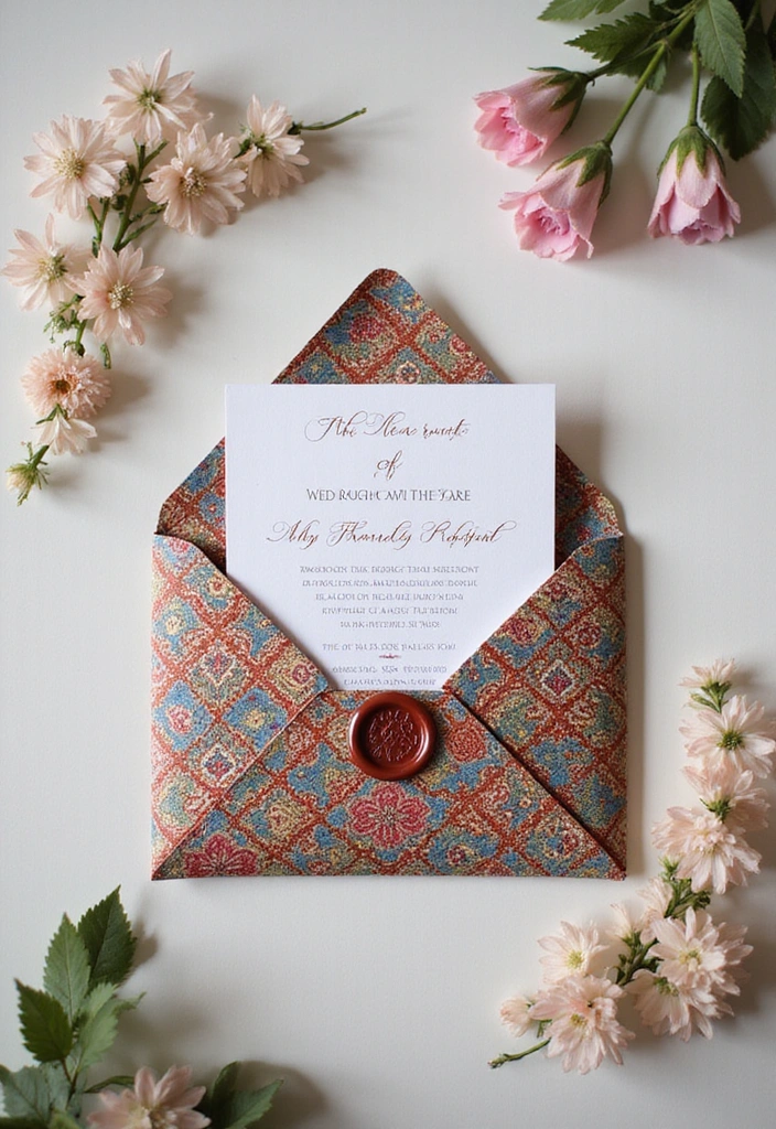 21 Trendy Wedding Invitations Ideas You Need to See (Especially #11!) - 17. Envelopes with Flair