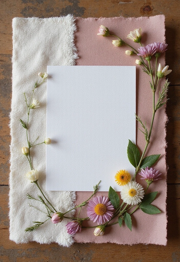 21 Trendy Wedding Invitations Ideas You Need to See (Especially #11!) - 11. Mixed Media Invitations