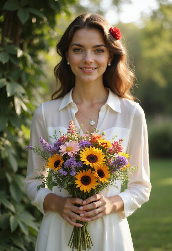 21 Enchanting Country Garden Wedding Ideas That Will Leave You Breathless! - 1. Blooming Bridal Bouquet
