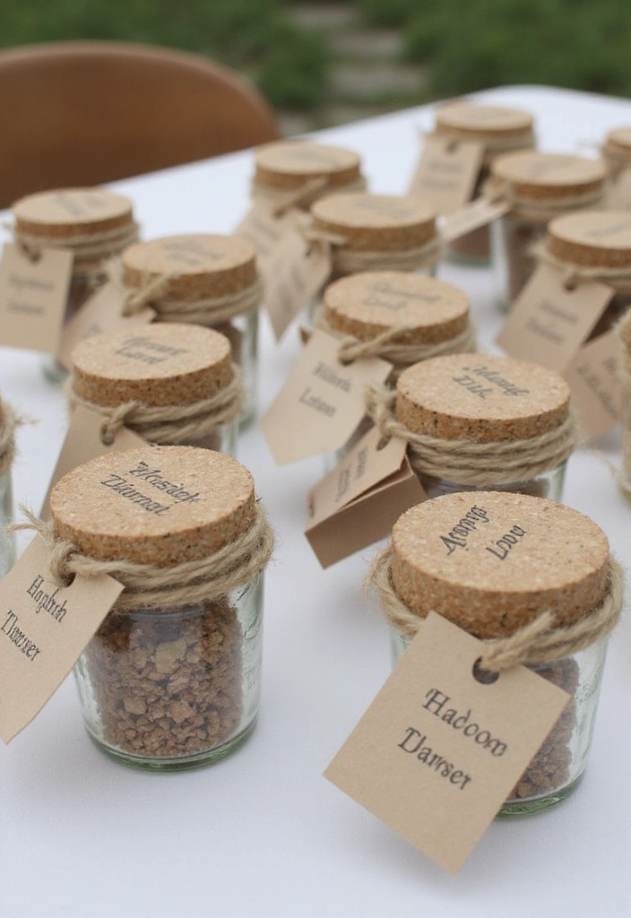 21 Enchanting Country Garden Wedding Ideas That Will Leave You Breathless! - 9. Personalized Favors