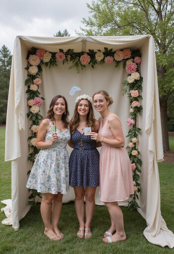21 Enchanting Country Garden Wedding Ideas That Will Leave You Breathless! - 10. Vintage Photo Booth