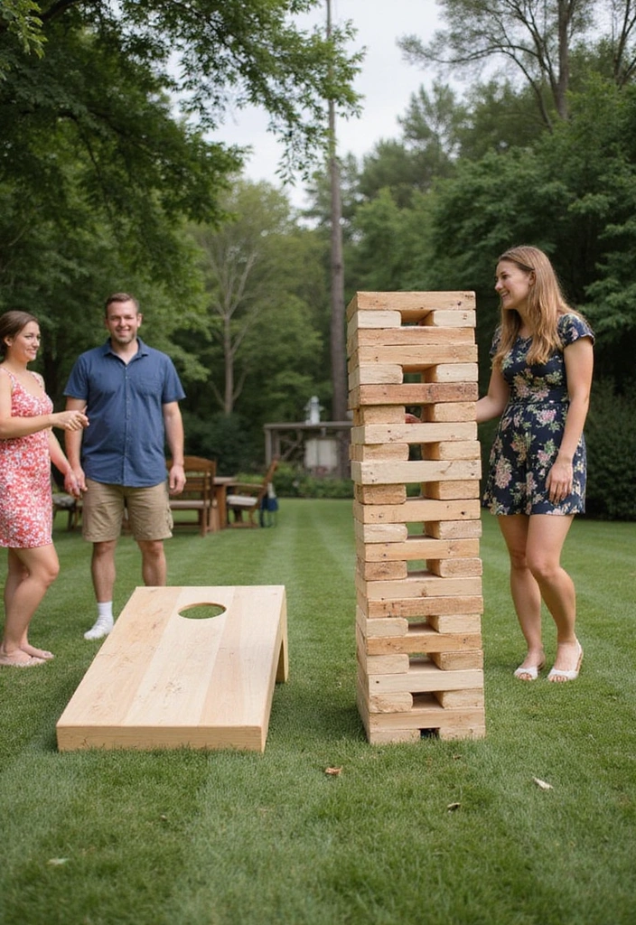 21 Enchanting Country Garden Wedding Ideas That Will Leave You Breathless! - 14. Garden Games