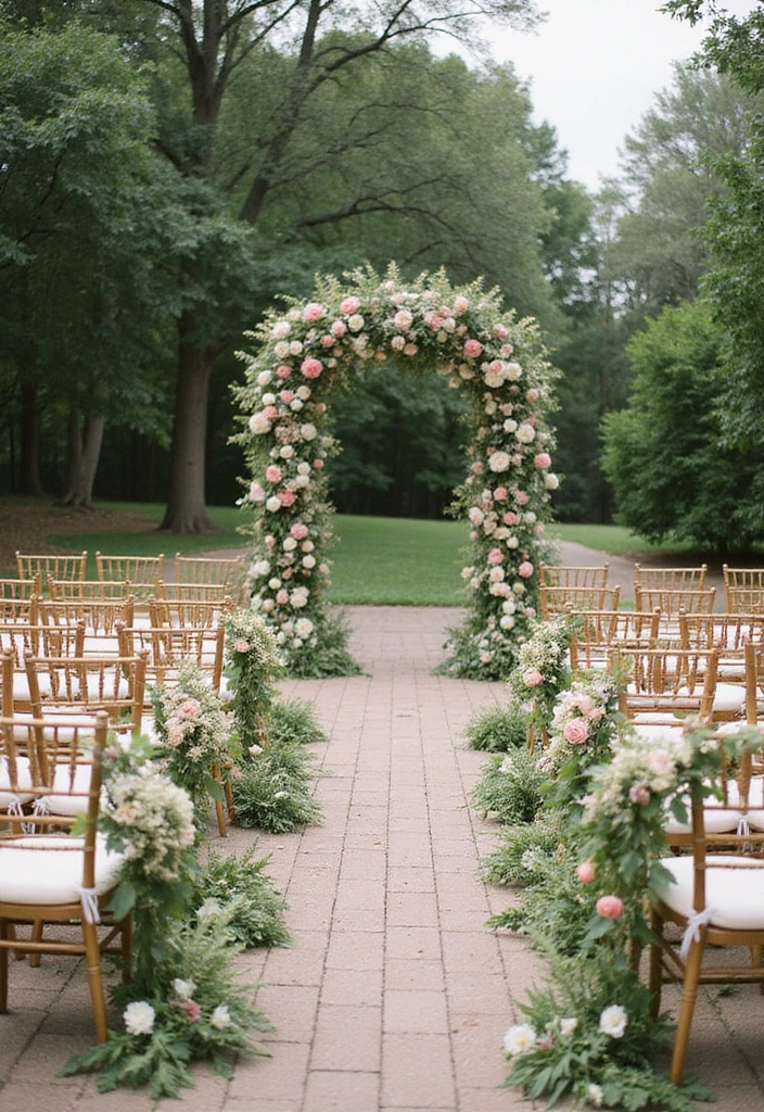 21 Wildflower Wedding Inspirations That'll Make Your Heart Skip a Beat! - 7. Captivating Ceremony Decor