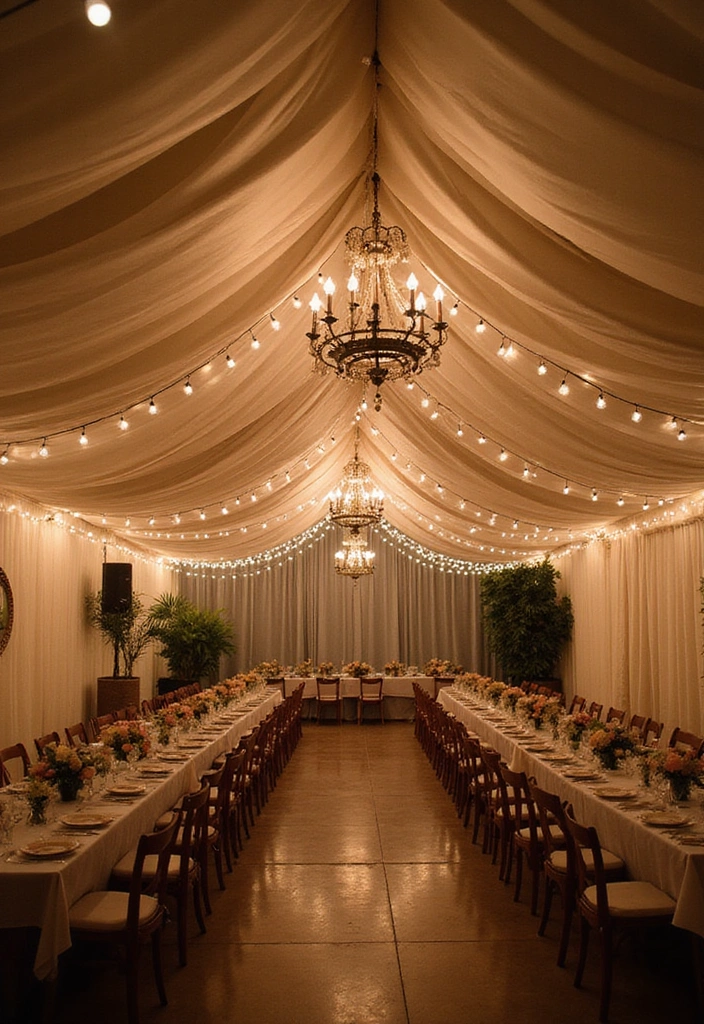 21 Enchanting Country Garden Wedding Ideas That Will Leave You Breathless! - 6. Elegant Draping