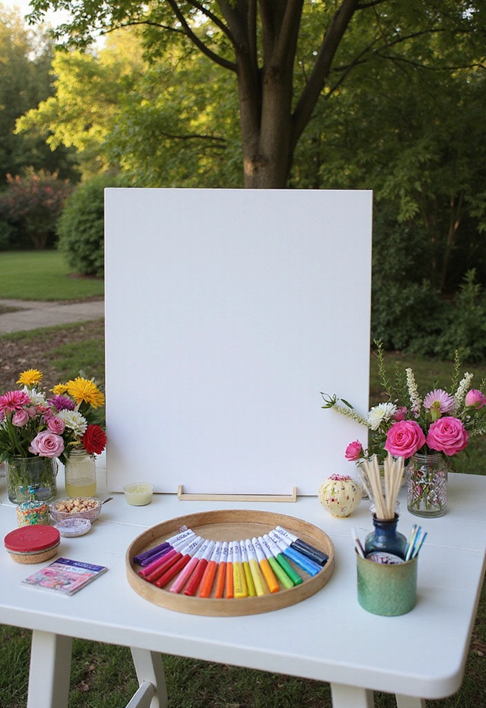 21 Enchanting Country Garden Wedding Ideas That Will Leave You Breathless! - 21. Interactive Guest Book