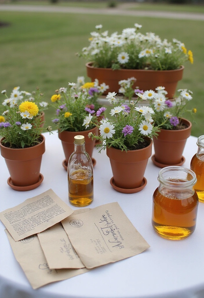 21 Wildflower Wedding Inspirations That'll Make Your Heart Skip a Beat! - 4. Unique Wedding Favors