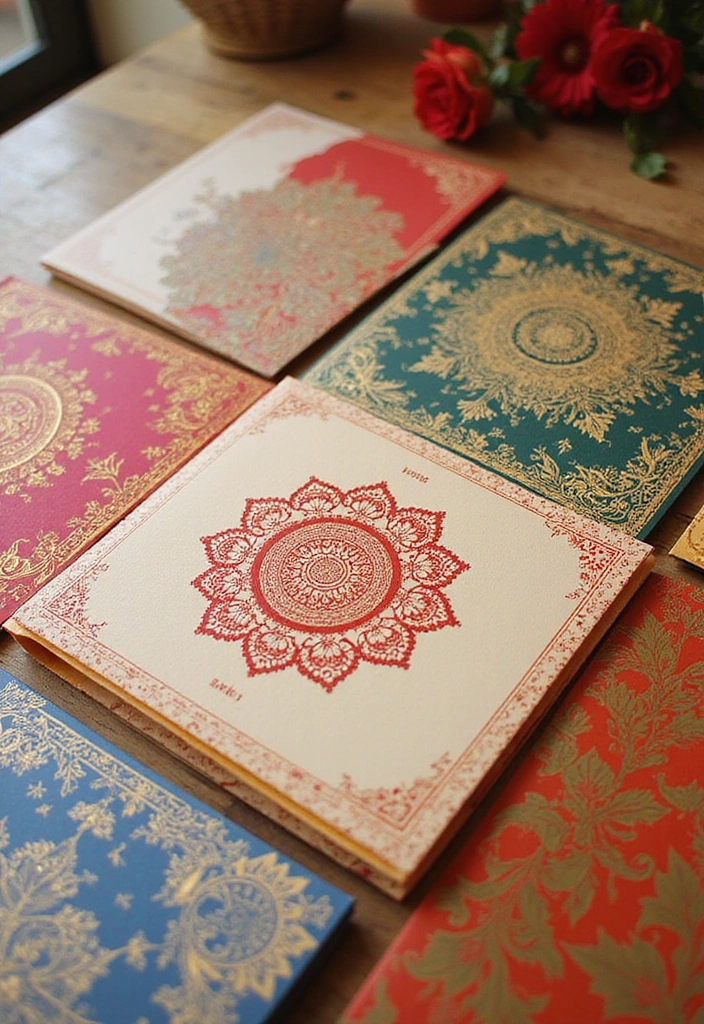 21 Stunning Mexican Wedding Theme Ideas That Will Make Your Ceremony Unforgettable! - 15. Handcrafted Wedding Invitations