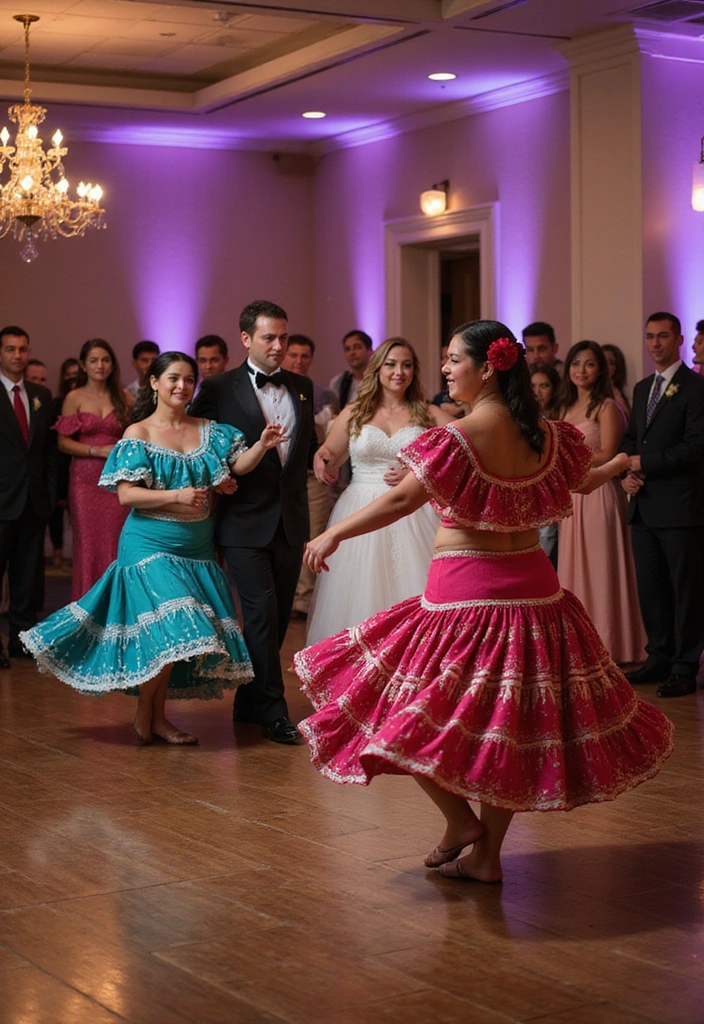 21 Stunning Mexican Wedding Theme Ideas That Will Make Your Ceremony Unforgettable! - 20. Signature Dance Performance