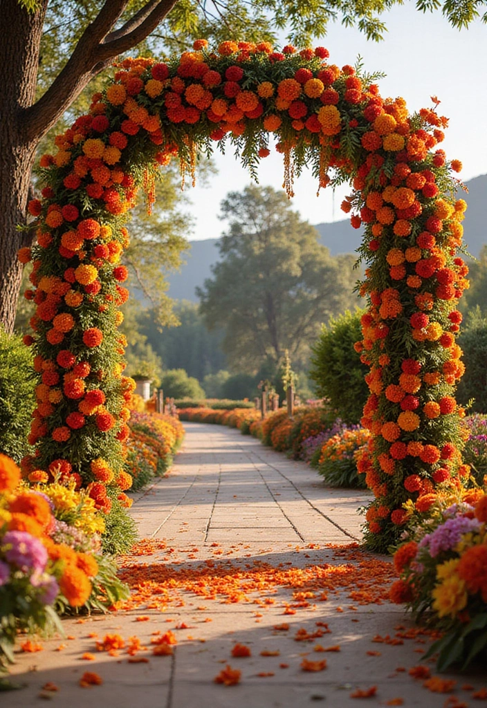 21 Stunning Mexican Wedding Theme Ideas That Will Make Your Ceremony Unforgettable! - 6. Vibrant Floral Arrangements