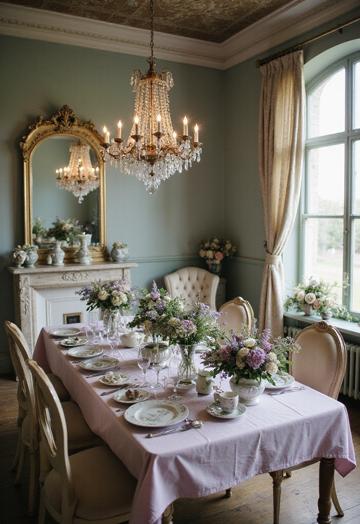 21 Stunning Sage and Lavender Wedding Themes That Will Leave You Breathless! - 5. Vintage Romance