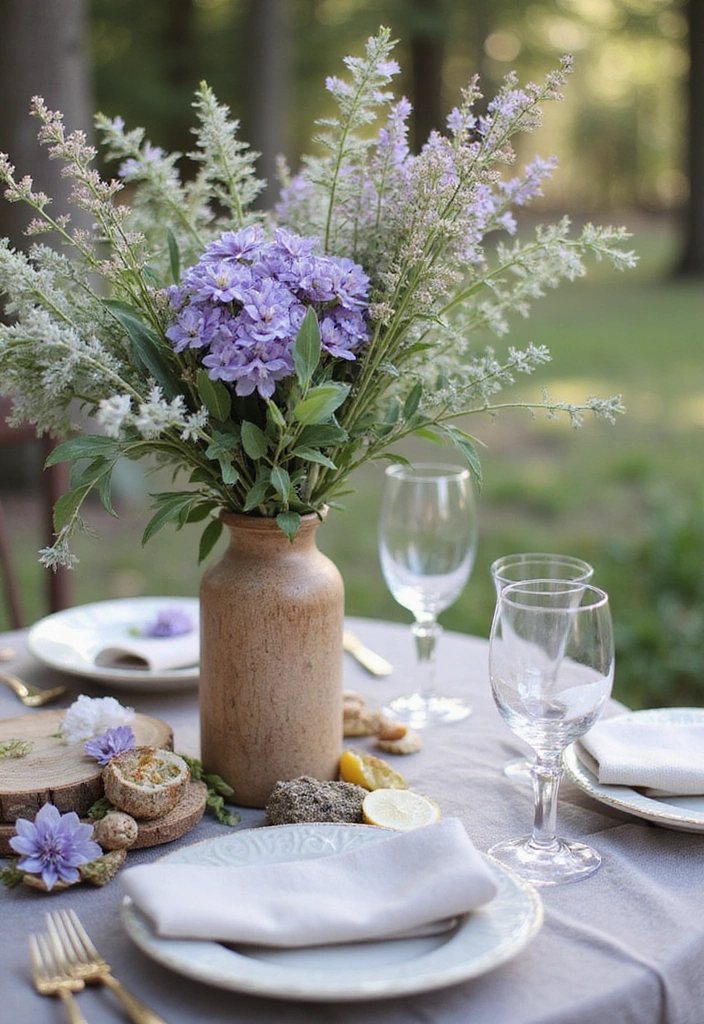 21 Stunning Sage and Lavender Wedding Themes That Will Leave You Breathless! - 14. Seasonal Delight
