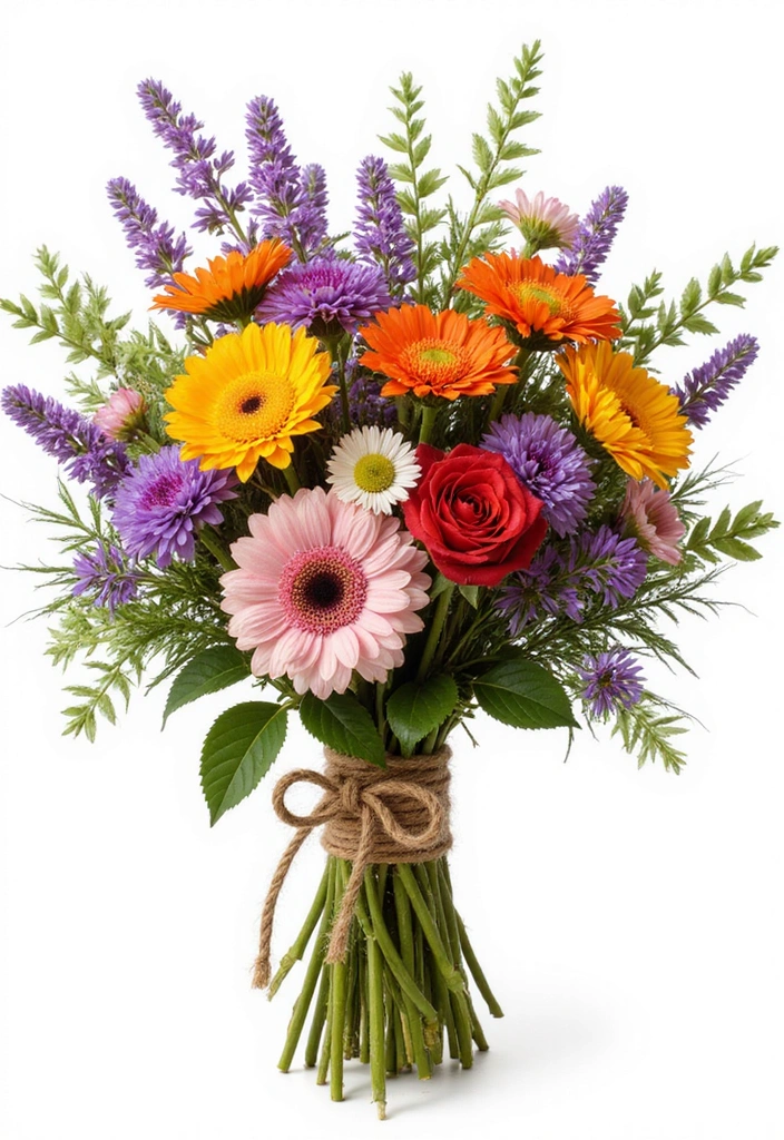 21 Wildflower Wedding Inspirations That'll Make Your Heart Skip a Beat! - 1. Bouquets Bursting with Color