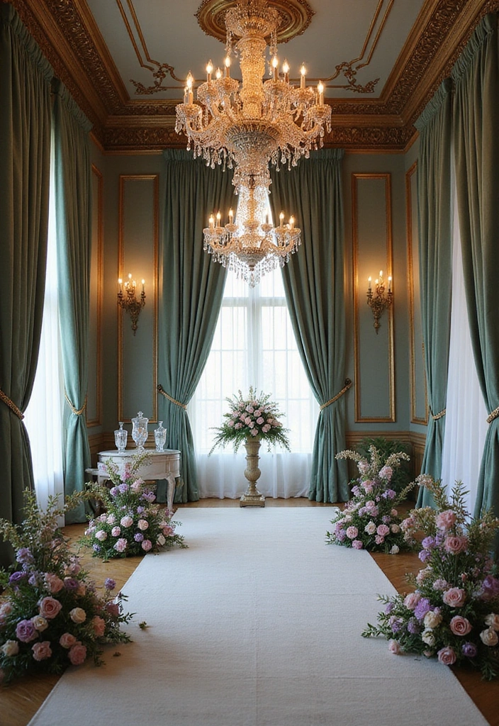 21 Stunning Sage and Lavender Wedding Themes That Will Leave You Breathless! - 9. Glamorous Affair