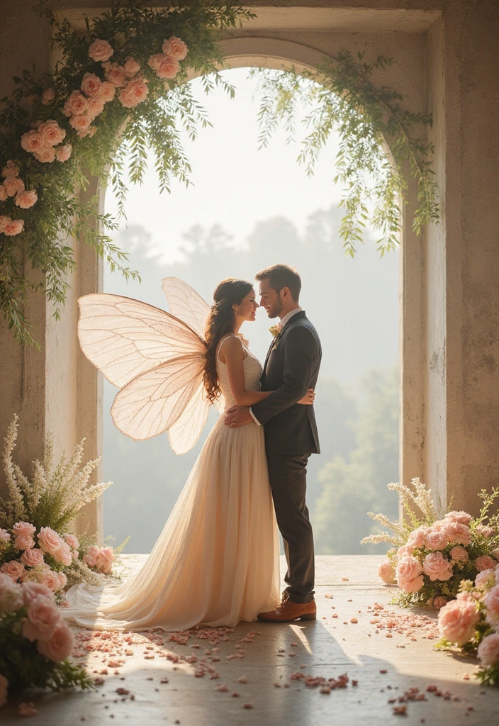 21 Dark Fairytale Wedding Themes That Will Leave You Spellbound (You Won't Believe #13!) - 11. Fairy Guardian