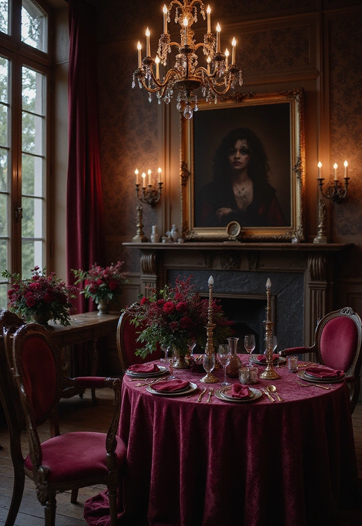 21 Dark Fairytale Wedding Themes That Will Leave You Spellbound (You Won't Believe #13!) - 9. Haunted Elegance