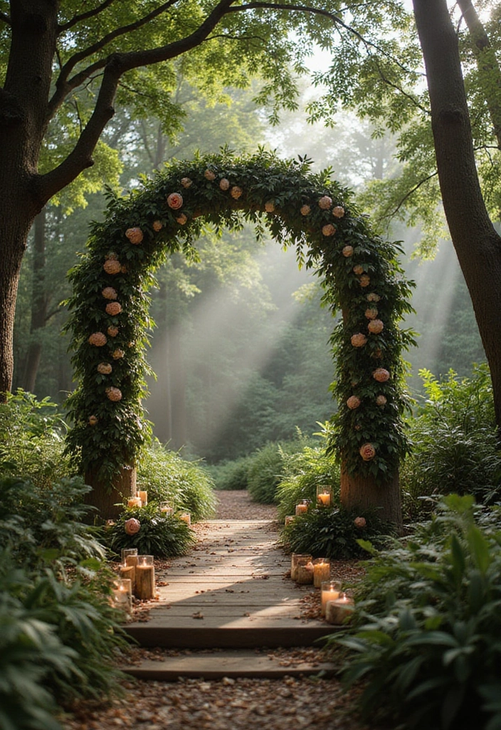 21 Dark Fairytale Wedding Themes That Will Leave You Spellbound (You Won't Believe #13!) - 1. Enchanted Forest
